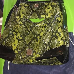 Dooney & Bourke Nikki Python Hobo/Wallet wristlet